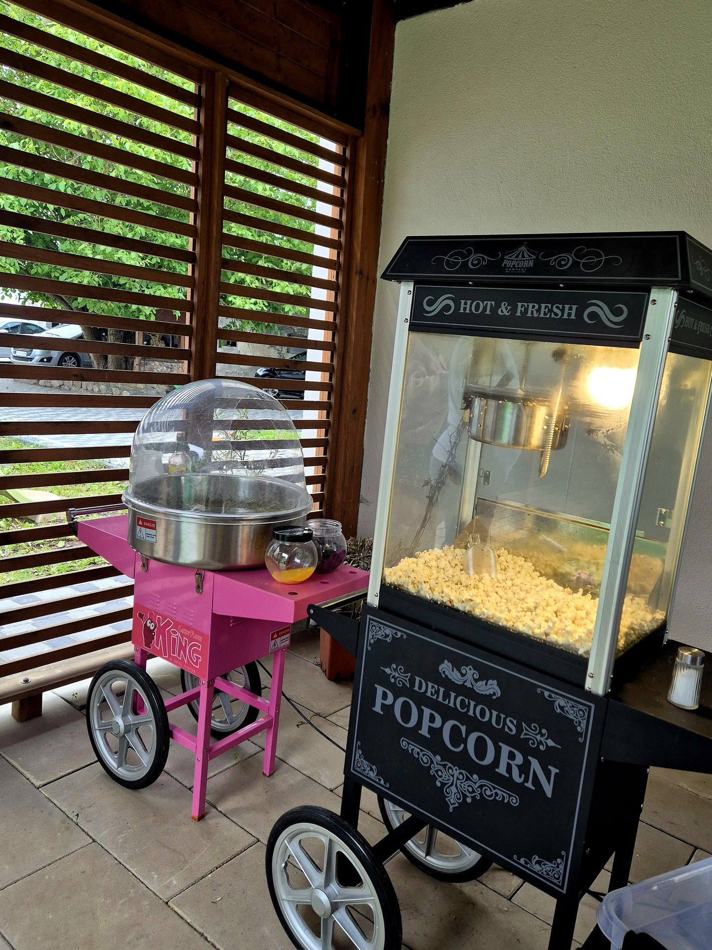Popcorn i wata cukrowa